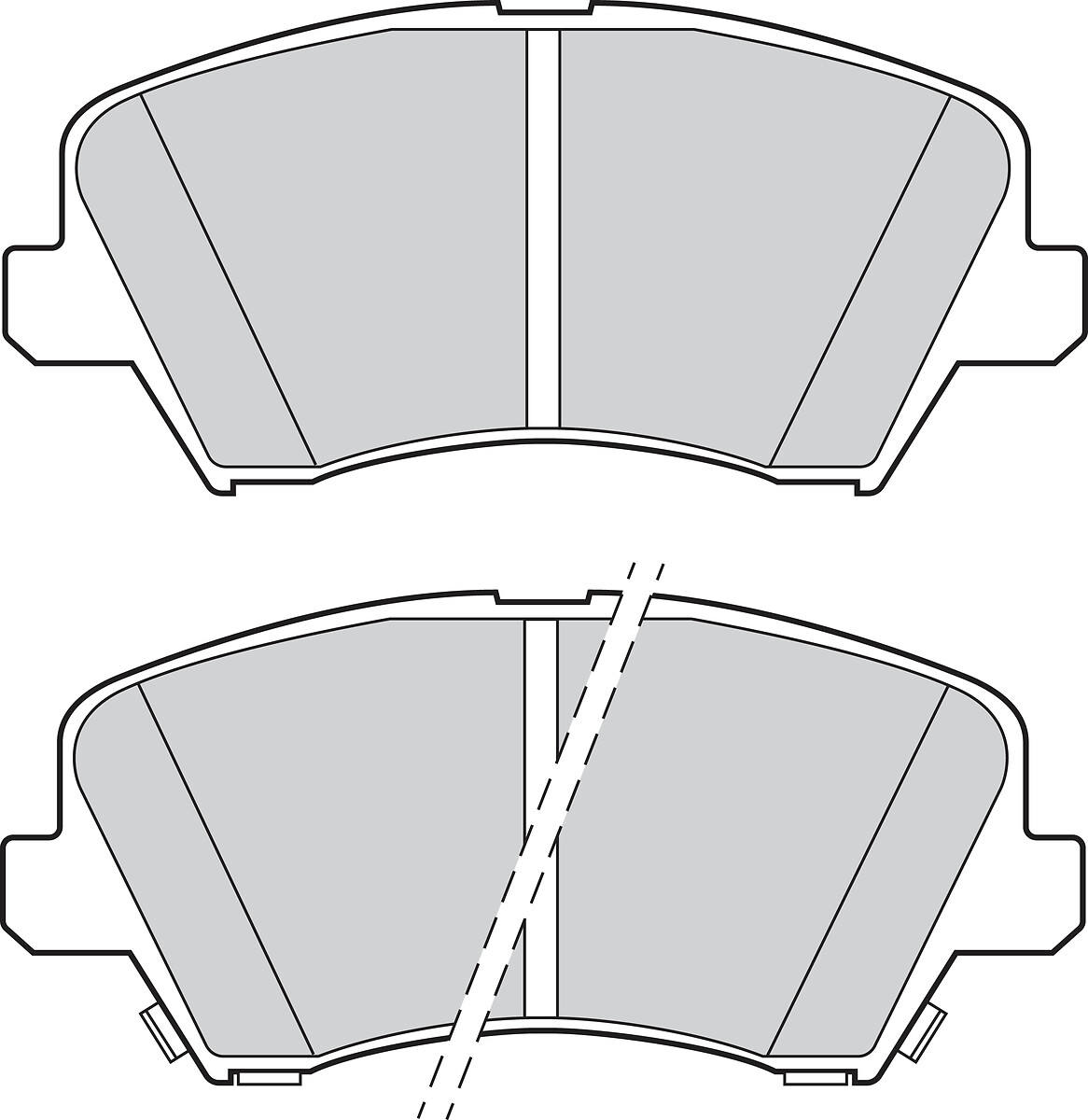 Jeu de 4 plaquettes de frein VALEO ref. 302887